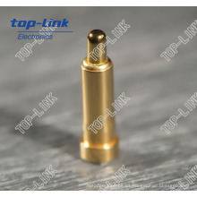 Pin de contacto cargado con resorte de latón no estándar con diámetro 0.9mm